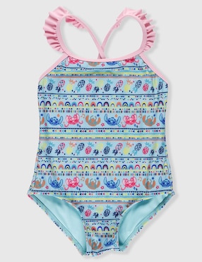 Traje de baño completo Disney Stitch para niña