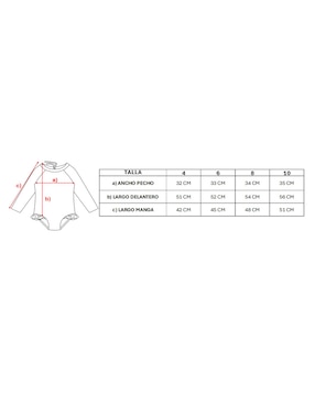 Traje de baño bikini Guz para niña