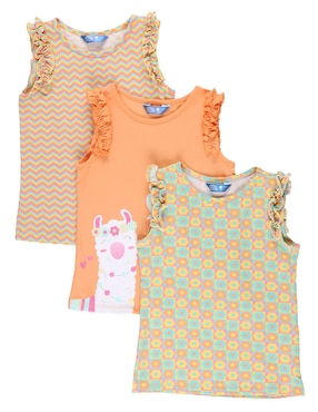 Set de blusa Piquenique para niña