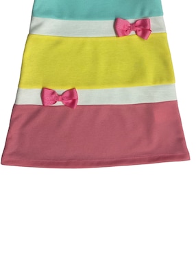 Vestido Fiorella manga regular para niña