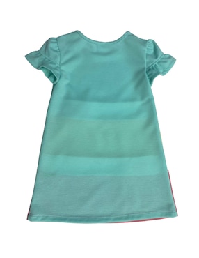 Vestido Fiorella manga regular para niña
