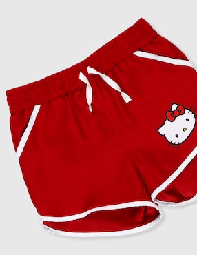 Salida de playa short Hello Kitty para niña