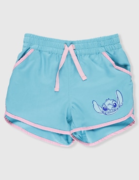 Salida de playa short Disney con bolsillos para niña