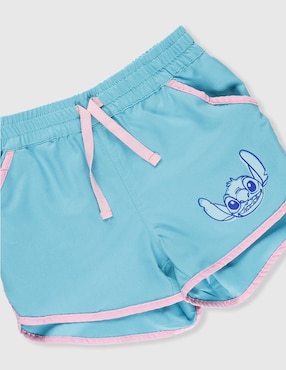 Salida de playa short Disney con bolsillos para niña