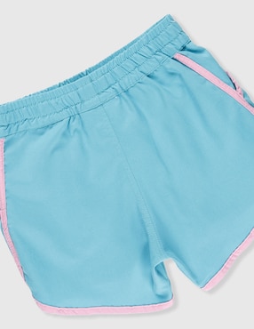 Salida de playa short Disney con bolsillos para niña