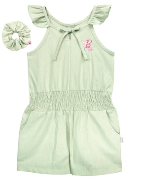 Romper Barbie de algodón para niña