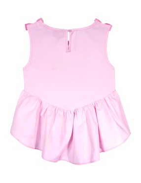 Playera Barbie sin mangas para niña