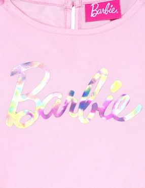 Playera Barbie sin mangas para niña