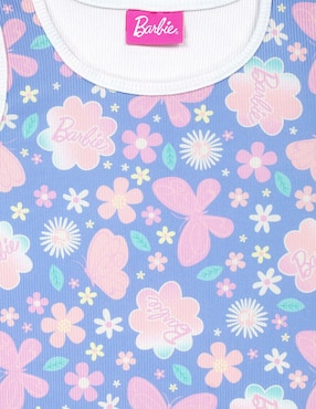 Set playera Barbie sin maga para niña