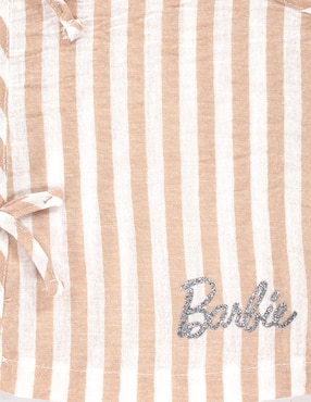 Conjunto Barbie de algodón para niña