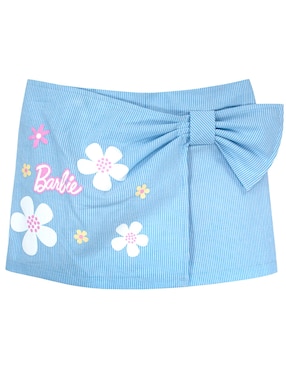 Falda short Barbie para niña