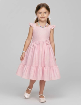 Vestido Gerat sin manga para niña