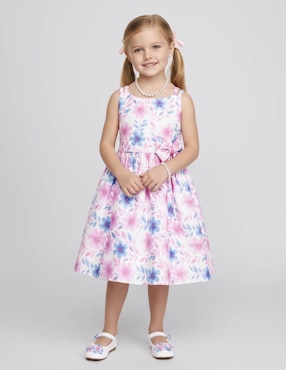 Vestido Gerat sin manga para niña