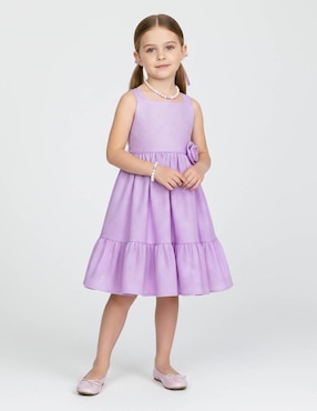 Vestido Gerat sin manga para niña
