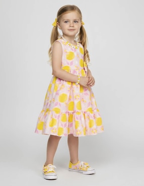Vestido Gerat sin manga para niña
