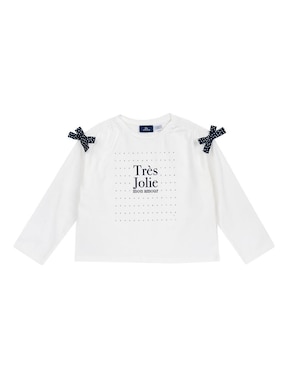 Playera Chicco Long Sleeve T-Shirt manga larga para niña