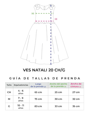 Vestido Flory para niña