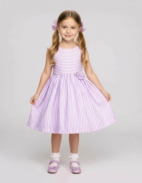 Vestido Gerat sin manga para niña