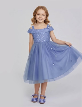 Vestido Gerat sin manga para niña