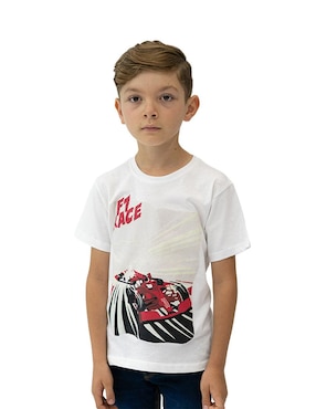 Playera Generra Algodón Para Niño