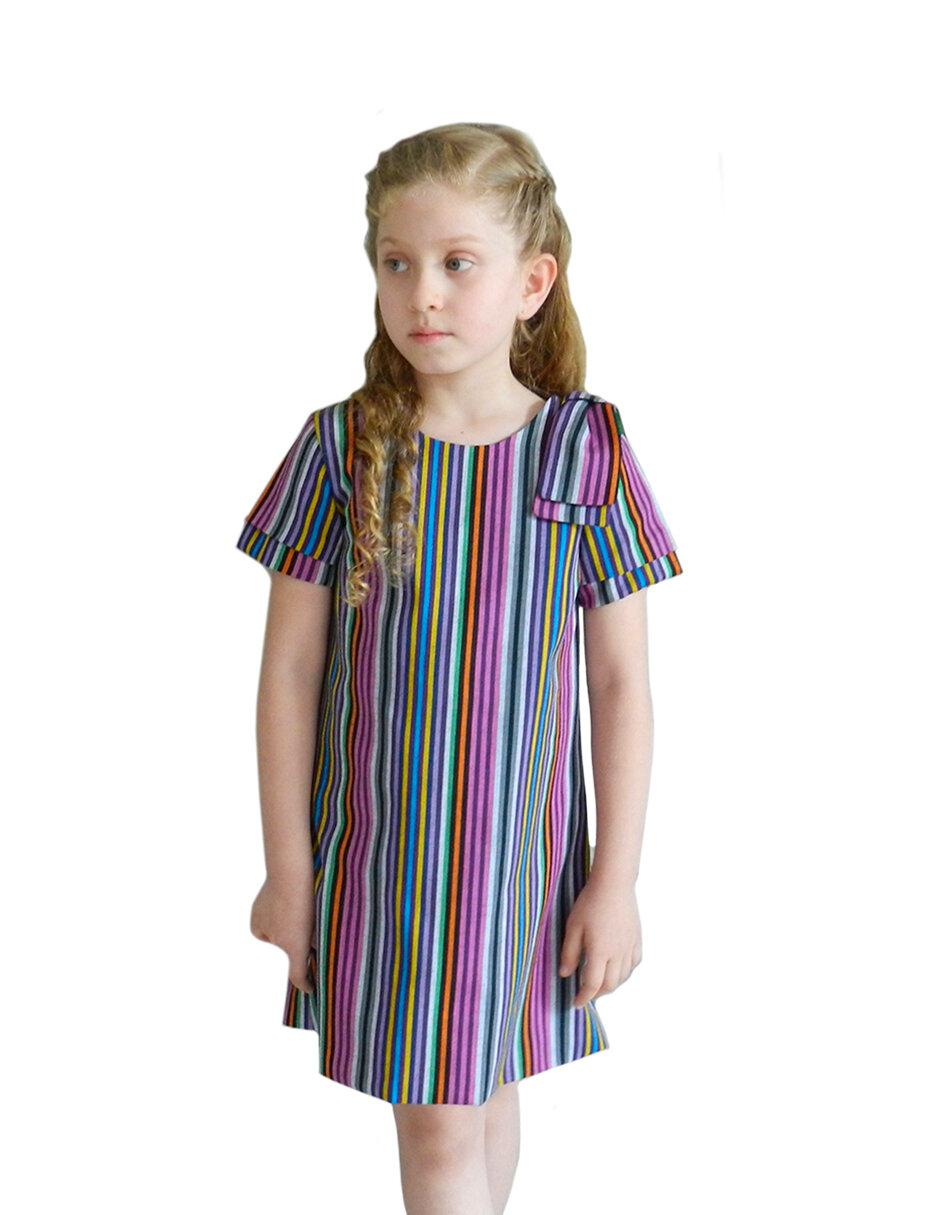 Vestido manga regular para niña 2