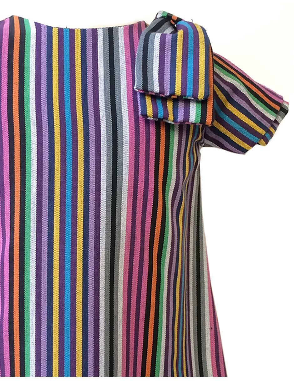 Vestido manga regular para niña 4