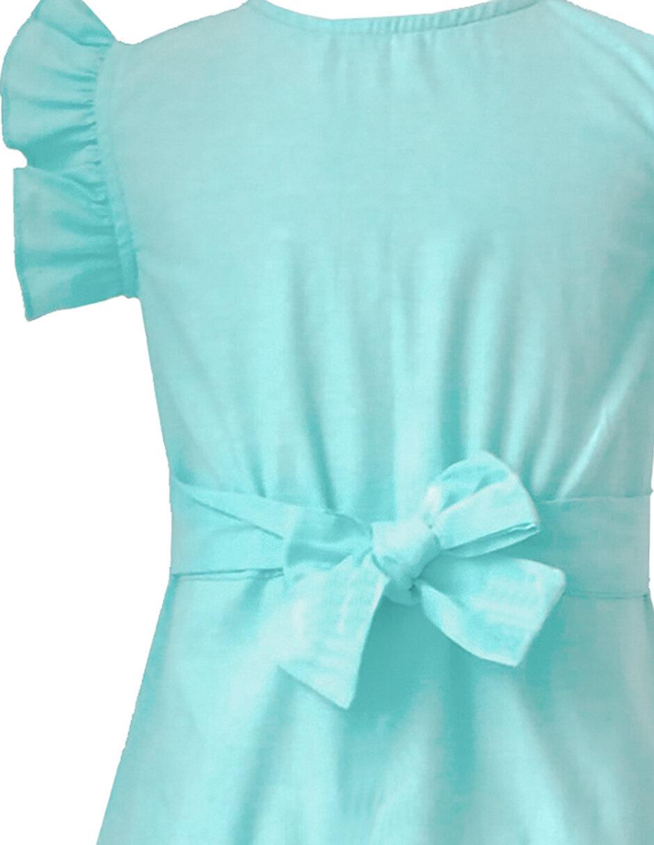 Vestido manga volantes para niña 3