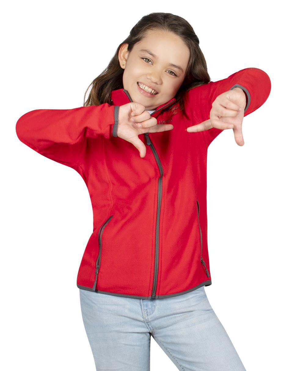 Suéter sin capucha greenlander estampado logo sin licencia para niña