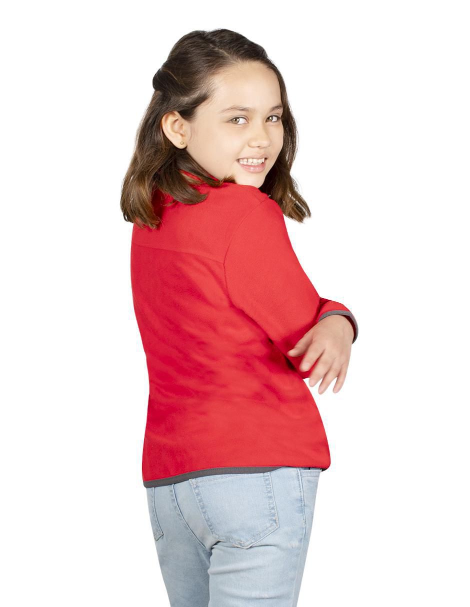 Suéter sin capucha greenlander estampado logo sin licencia para niña