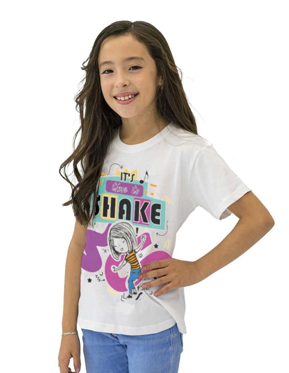 Playera Generra manga corta para niña Playera Generra manga corta para niña