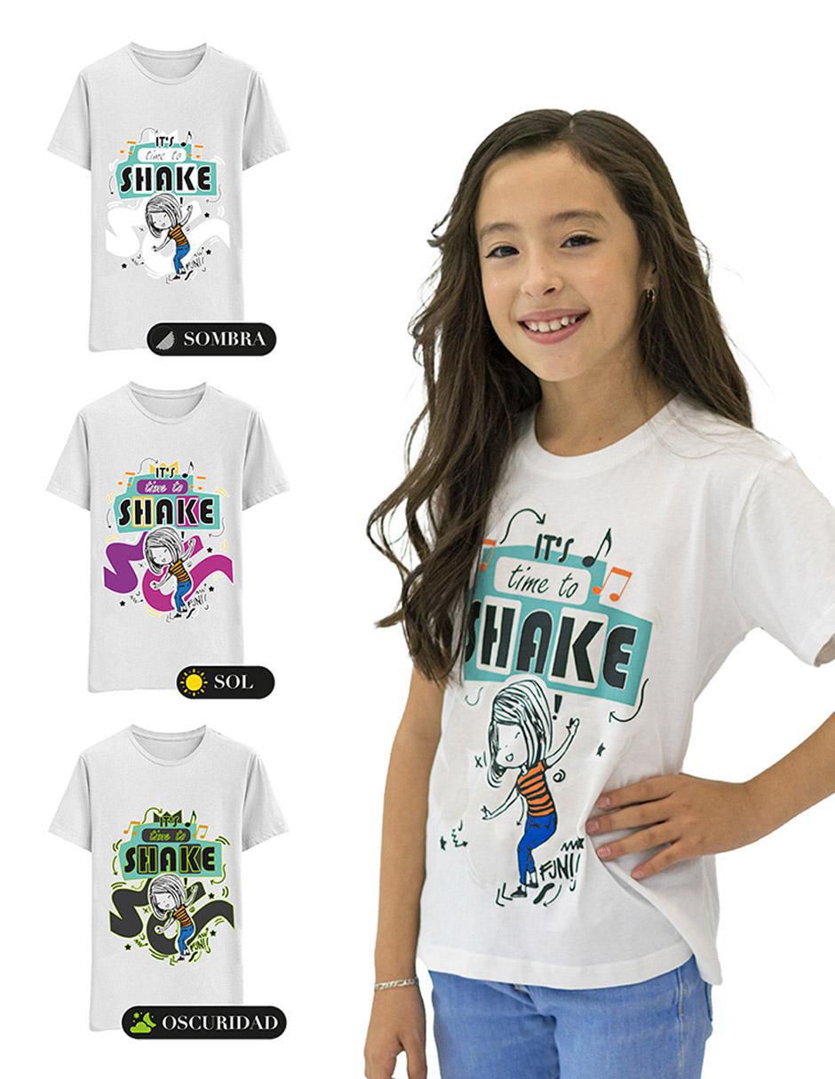 Playera Generra manga corta para niña 4