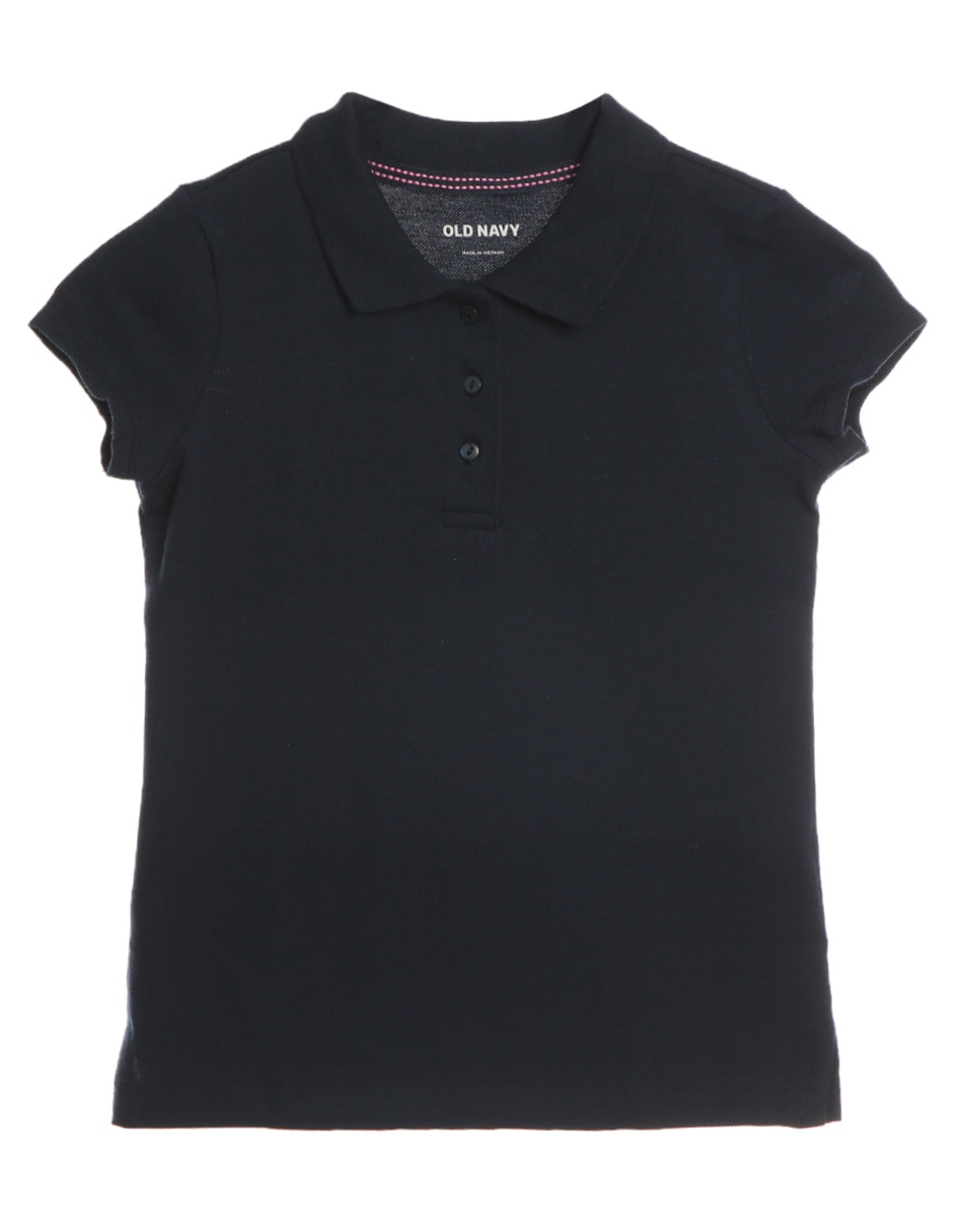 Playera shops tipo polo niña