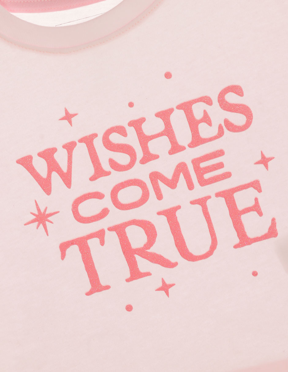 Playera Wish manga corta para niña 3