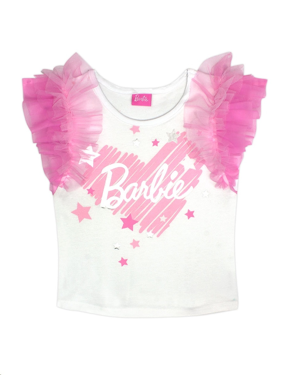 Camiseta niña Barbie II manga corta