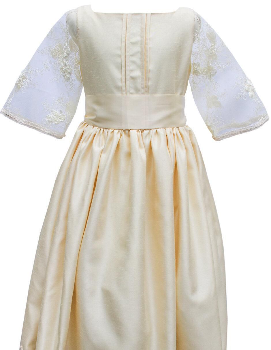 Vestido manga amplia para niña 3