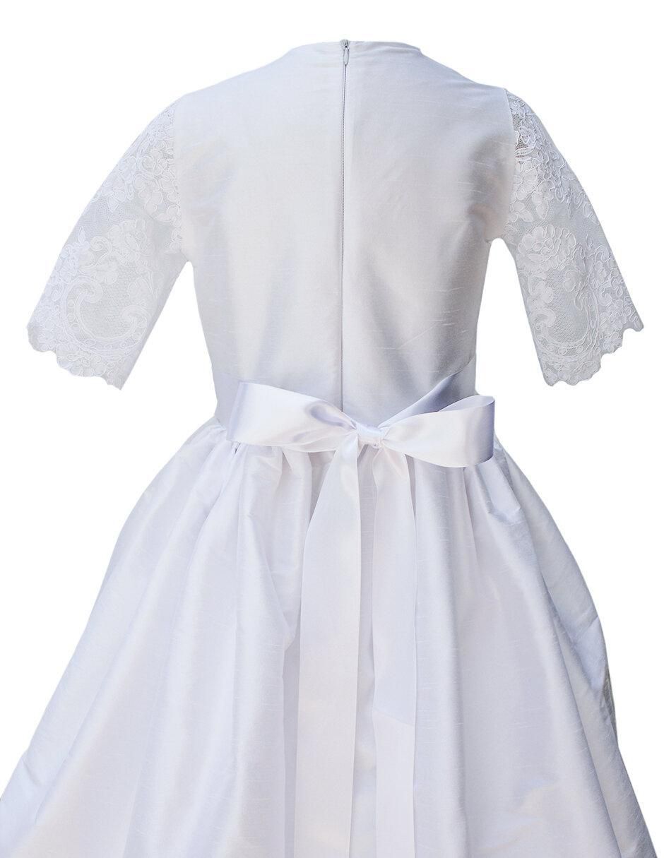 Vestido manga regular para niña 4