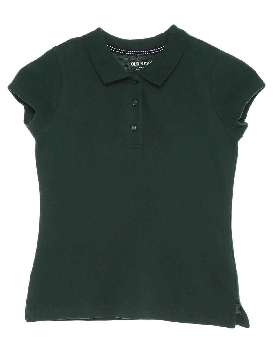 Playera shops tipo polo niña