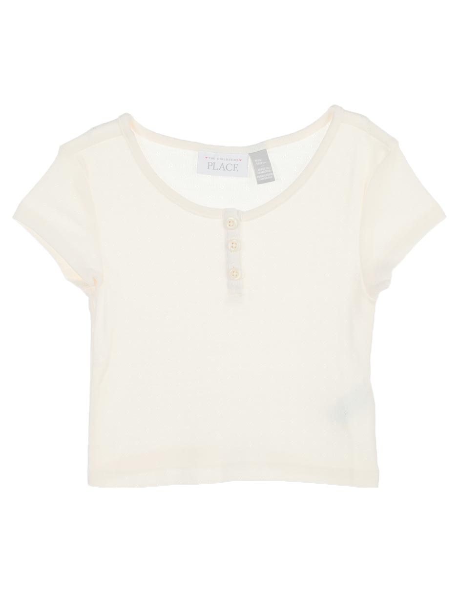 Playera The Childrens Place manga corta para niña