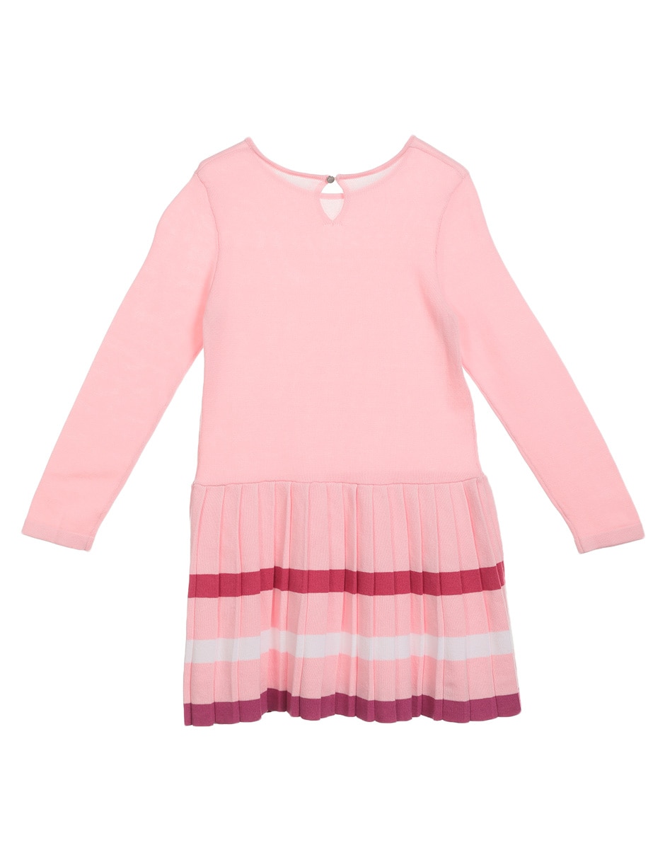 Vestido manga regular para niña 2