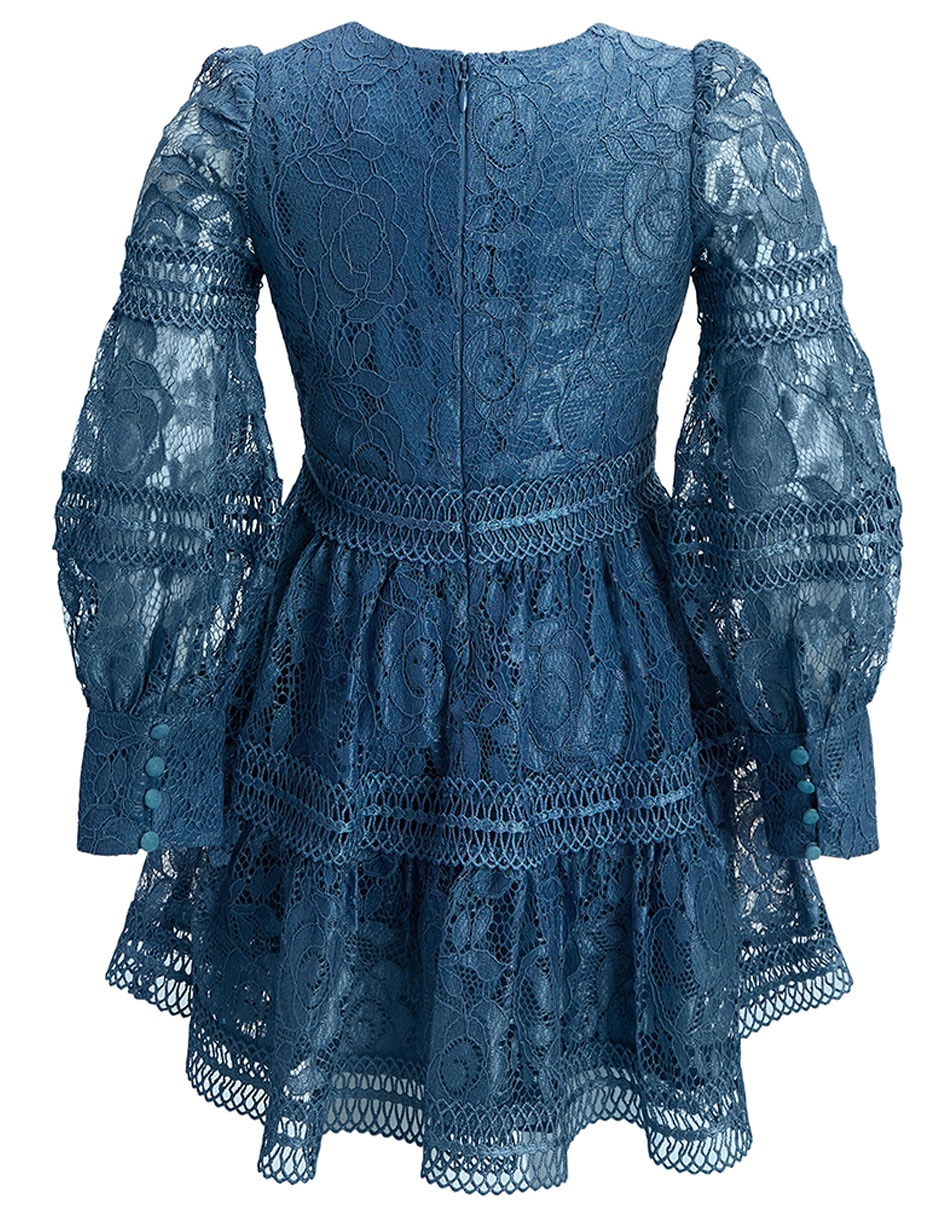 Vestido manga con puño para niña 3