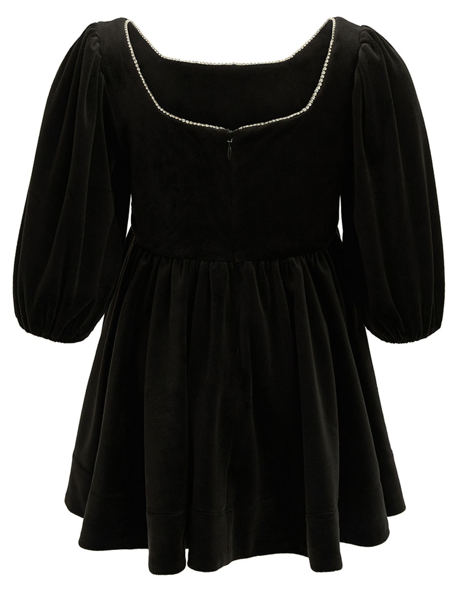 Vestido manga globo para niña 3
