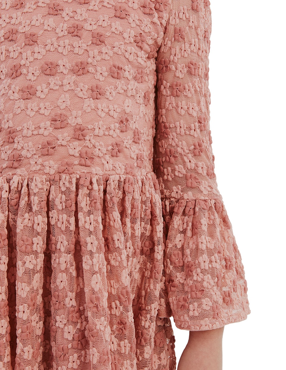 Vestido manga amplia para niña 5
