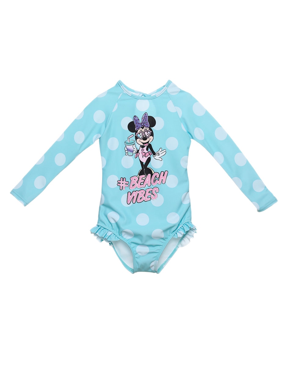 Traje de bano completo Disney Minnie Mouse para nina