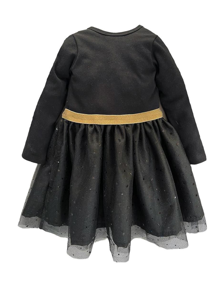 Vestido manga regular para niña 4