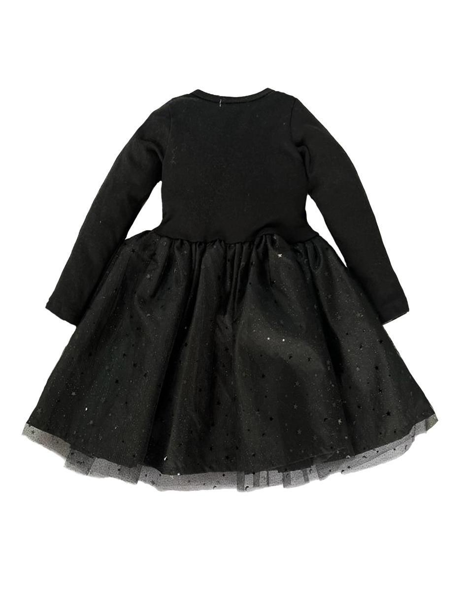 Vestido Gatita manga regular para niña 4