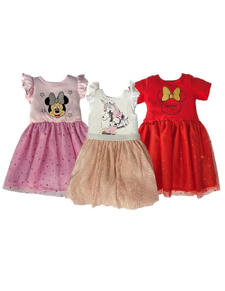 Vestido manga regular para niña