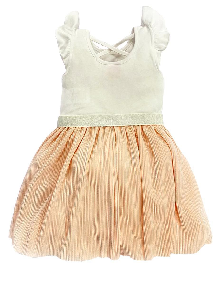 Vestido manga regular para niña 5