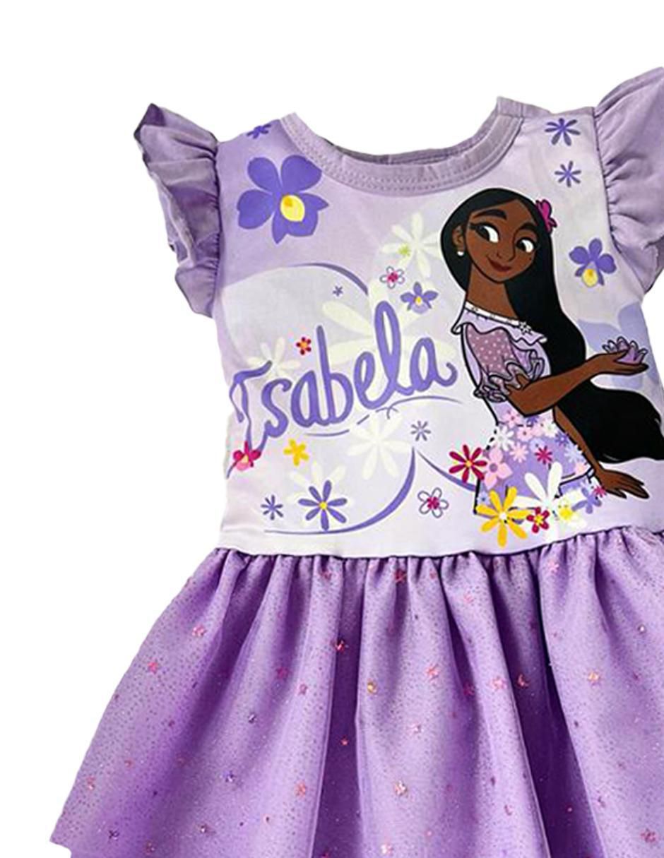 Vestido manga volantes para niña 2