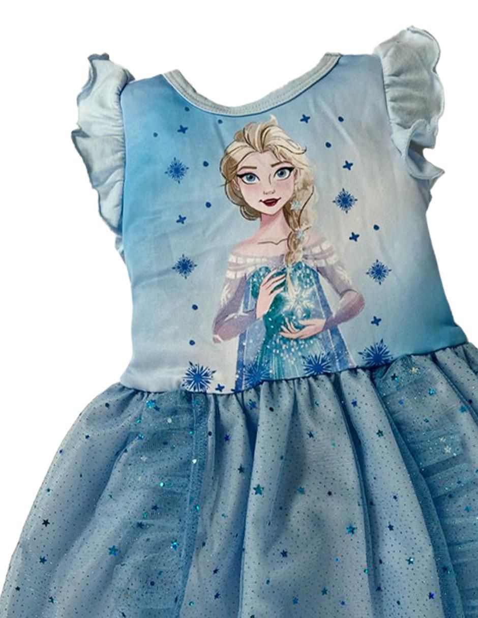 Vestido manga volantes para niña 2