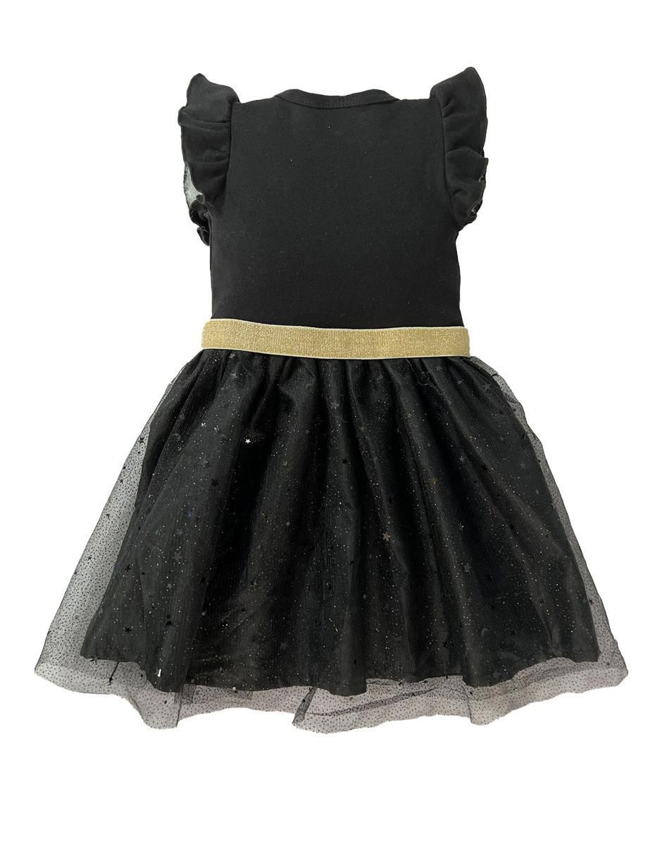 Vestido manga volantes para niña 4